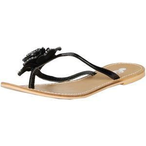 GCNY Flower Black. Womens sandals 37 NEW